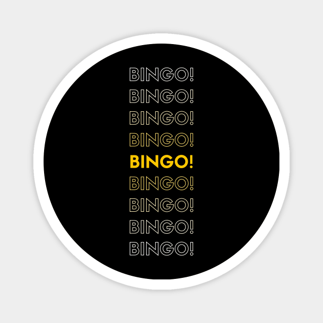 Bingo! Magnet by GMAT